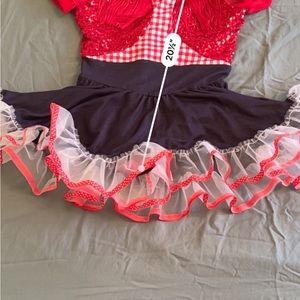 Girls ices skating costume size LC